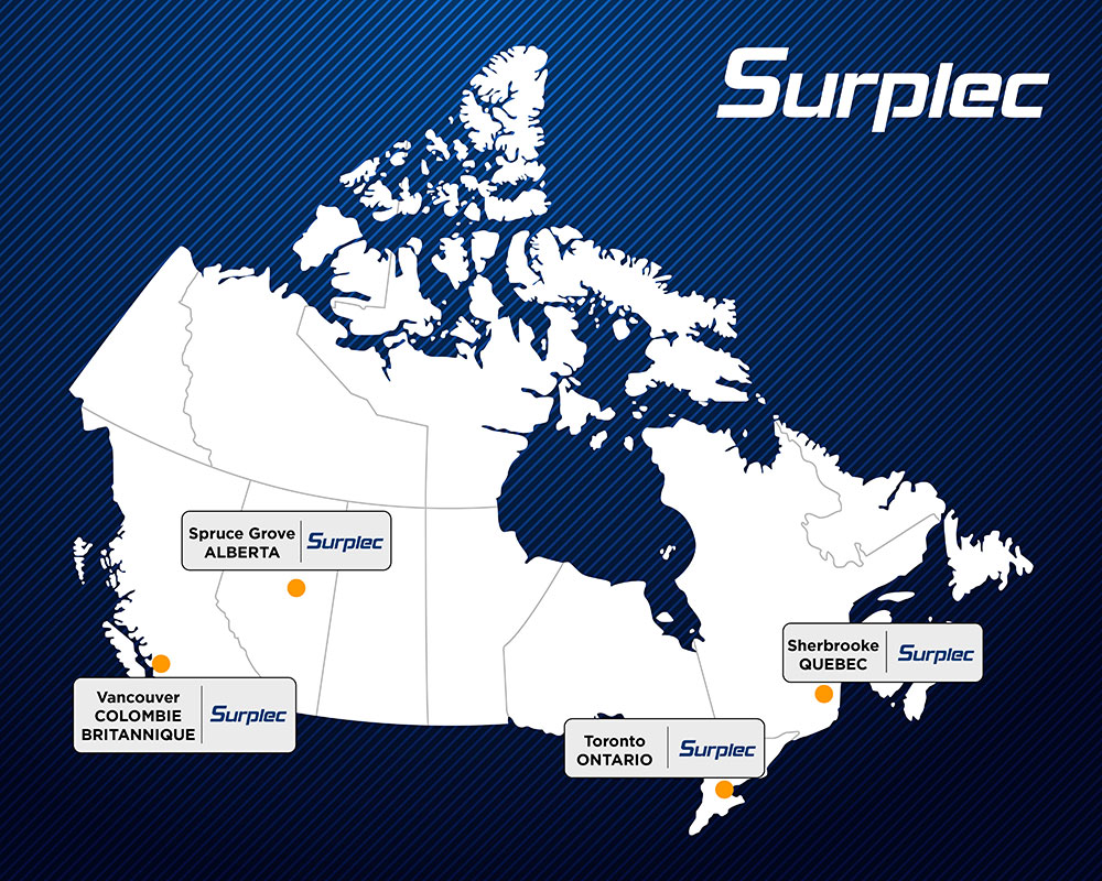 Surplec Map